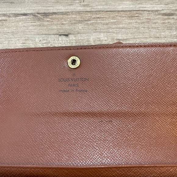 Louis Vuitton Monogram Porte Tresor Papiers Trifold Wallet w Insert! - Picture 6 of 16